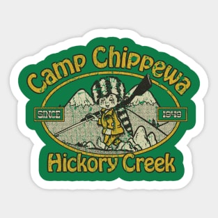 Camp Chippewa Hickory Creek 1949 Sticker